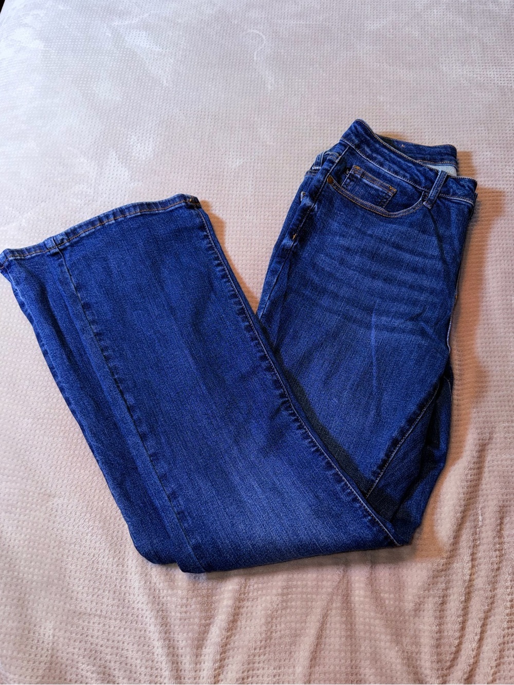 Judy Blue Slim Bootcut Leg Dark Blue Denim Jeans 14W
